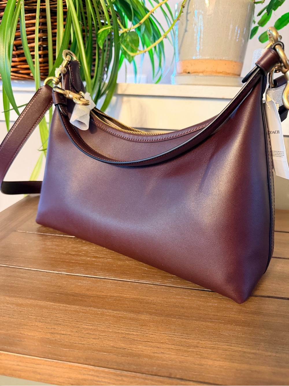 Coach Juliet Shoulder Bag - Black Currant - Picture 6 of 10